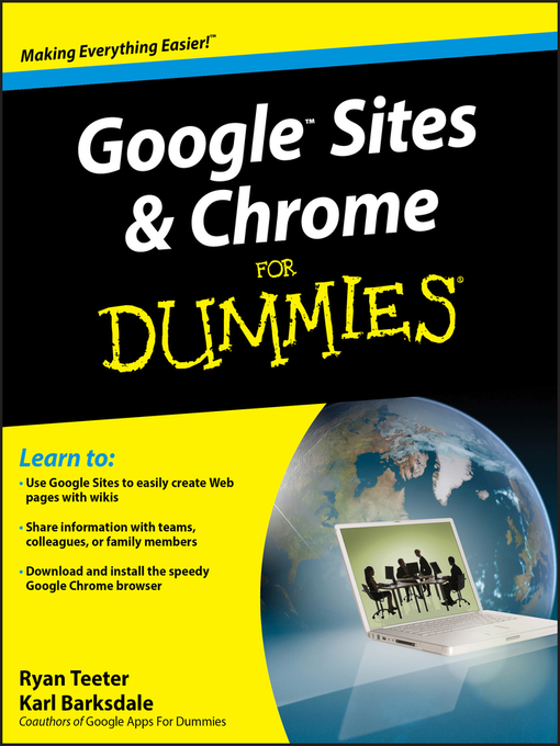 Title details for Google Sites & Chrome For Dummies® by Ryan Teeter - Wait list